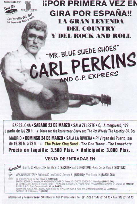 Carl Perkins en Madrid