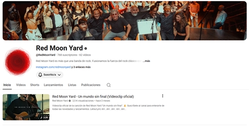 Red Moon Yard: una completa visita por su canal oficial en YouTube