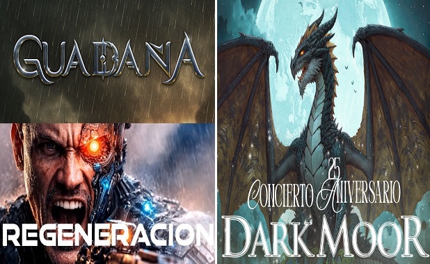 Guadaña: Primer sencillo de «Regeneración» + Dark Moor: Concierto 25.º aniversario en Madrid