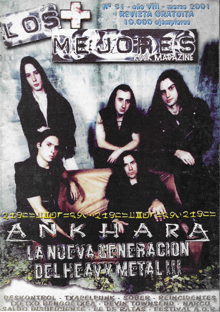 Ankhara: Entrevista y portada en «Los+Mejores»