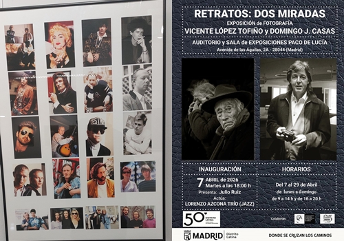 «Retratos: dos miradas», nueva exposición de Domingo J. Casas