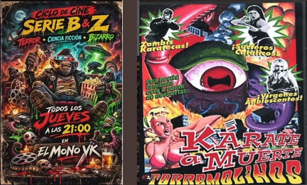 En ‘El Mono VK’, desde hoy, proyección de películas de serie B y Z todos los jueves