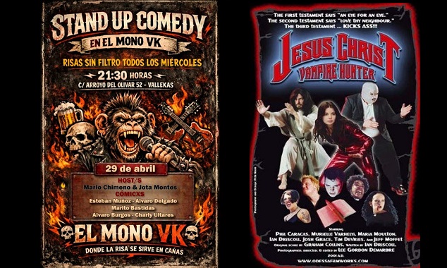 En «El Mono VK»: mañana, ‘stand up comedy’; el jueves, cine de serie B; y el domingo, ‘micro abierto’
