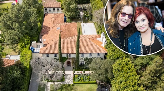 La casa de Ozzy Osbourne y Sharon en Los Ángeles está a la venta de nuevo