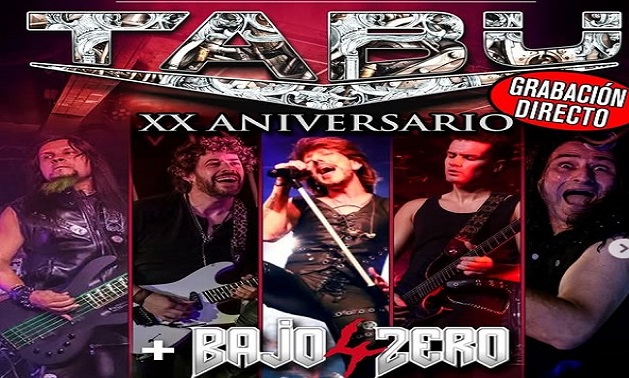 Tabü celebra en Barcelona su 20.º aniversario el 23 de mayo