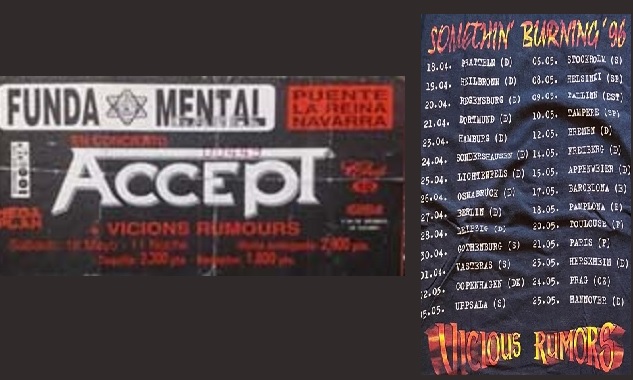 Accept y Vicious Rumors en Puente la Reina (Navarra)