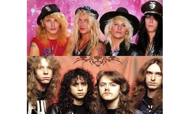 Metallica vs. Poison: La prensa enfrentaba a estas bandas y otras… y los músicos ¡tan amigos!