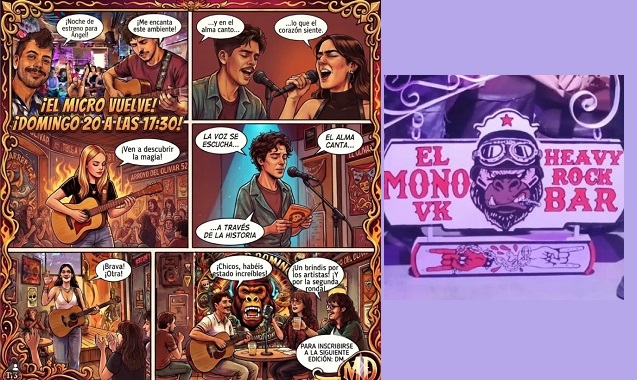 Vuelven los domingos de ‘micro abierto’ al pub «El Mono VK»