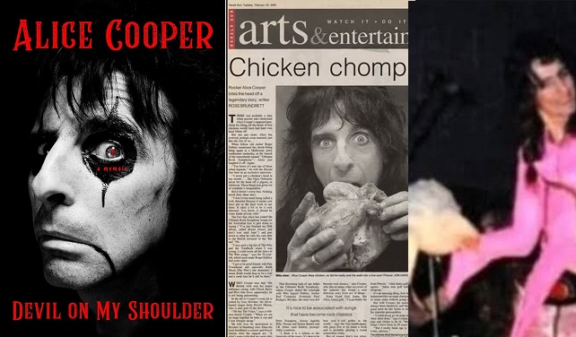 El libro de Alice Cooper, «Devil on my shoulder», es un éxito de ventas